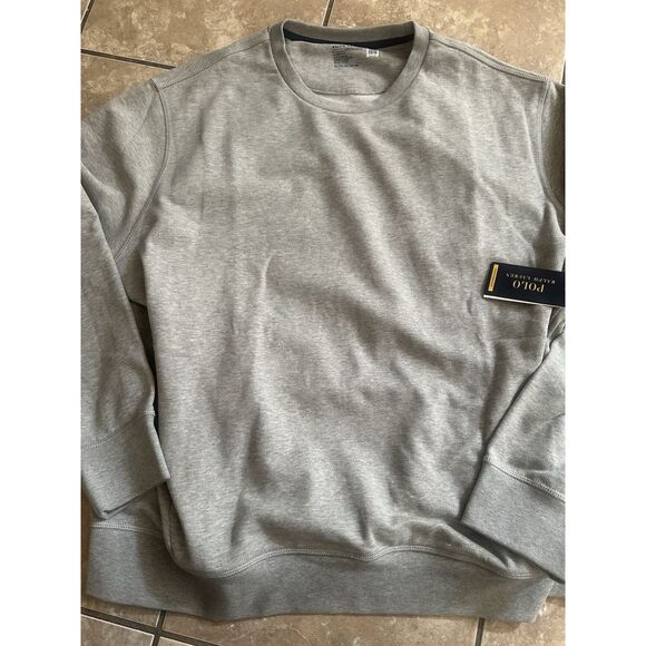 NWT Polo Ralph Lauren XXL 2XL Performance Basic Pullover Sweatshirt Heather Grey - Picture 1 of 7